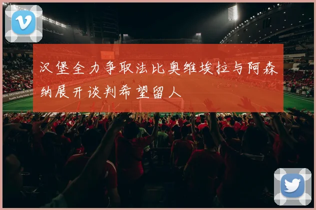 汉堡全力争取法比奥维埃拉与阿森纳展开谈判希望留人